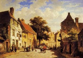 European city landscape, street landsacpe, construction, frontstore, building and architecture. 317, unknow artist